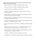 NASM CPT EXAM CHEAT SHEET testbank WITH ACCURATE QUESTIONS AND VERIFIED ANSWERS  &lpar;2026 &sol; 2027&rpar;  NEW EDITION