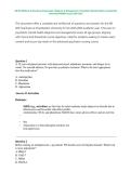 NR 605 Midterm & Final Exam Study Guide&colon; Diagnosis & Management in Psychiatric Mental Health &vert; Chamberlain University PMHNP Course 2026-2027