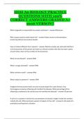 HESI A2 Biology Practice Questions &ndash; Comprehensive Review&comma; Exam-Style Questions&comma; and Nursing Entrance Exam Study Guide