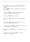 CCDS IBHRE questions and answers graded A&plus; latest&NewLine;update&NewLine;Rheobase -the lowest point on a strength duration curve at an infinitely&NewLine;long pulse duration&NewLine;Chronaxie time -the pulse width at twice the rheobase value&period; It&NewLine;approximates the most efficient stim