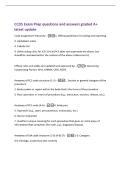 CCDS Exam Prep questions and answers graded A&plus;&NewLine;latest update&NewLine;Code Assignment Hierarchy -1&period; Official guidelines for coding and reporting&NewLine;2&period; Alphabetic index&NewLine;3&period; Tabular list&NewLine;4&period; &lpar;AHA coding clinic for ICD-10-Cm&sol;PCS does not supersede the above&comma; but&NewLine;sho
