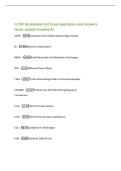 CLTM abr&eacute;viation list Exam questions and answers&NewLine;latest update Graded A&plus;&NewLine;ACNS -American Clinical Neurophysiology Society&NewLine;BI -Bilateral independent&NewLine;BIRDs -Brief Potentially Ictal Rhythmic Discharges&NewLine;BTC -Bilateral Tonic-Clonic&NewLine;CAPE -Cyclic Alternatin