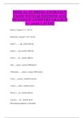 HESI A2 Nursing Entrance Exam &ndash; Complete Study Guide&comma; Practice Questions&comma; and Admission Test Preparation