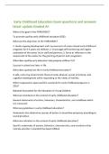 Early Childhood Education Exam questions and answers&NewLine;latest update Graded A&plus;&NewLine;What is the goal of the PEIRIDDDEC&quest;&NewLine;To promote quality early childhood education &lpar;ECE&rpar;&period;&NewLine;What are the objectives of the PEIRIDDDEC&quest;&NewLine;1&period; Guide ongoing development and improveme