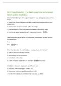 First Steps Module 1 ECSE Exam questions and answers&NewLine;latest update Graded A&plus;&NewLine;Which of the following is NOT a right that parents have when participating in First&NewLine;Steps&quest;&NewLine;a&period; Parents can choose the person who will conduct their child's evaluations 