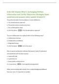 ECSE 428 Chapter 8Part 1 Exchanging Written&NewLine;Information and Conflict Resolution Strategies Exam&NewLine;questions and answers latest update Graded A&plus;&NewLine;The preferred model of service delivery in early childhood is&colon;&NewLine;a&period; The transdisciplinary approach&NewLine;b&period; The prof