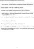 A&P 319 EXAM 1 TAMU COHN QUESTIONS AND ANSWERS GRADED A&plus; 100&percnt; VERIFIED 2026-2027