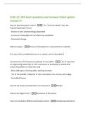 ECSE 211 M1 Exam questions and answers latest update&NewLine;Graded A&plus;&NewLine;How do Device&sol;Systems evolve&quest; -- The "End User Needs" drive the&NewLine;Engineering Design Process&NewLine;- Solution is time and technology dependent&NewLine;- Increase in knowledge and manufactur