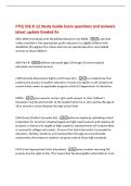 FTCE ESE K-12 Study Guide Exam questions and answers&NewLine;latest update Graded A&plus;&NewLine;IDEA 2004 &lpar;Individuals with Disabilities Education Act 2004&rpar; -a law that&NewLine;makes available a free appropriate public education to eligible children with&NewLine;disabilities throughout