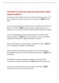 FTCE ESE K-12 Test Exam questions and answers latest&NewLine;update Graded A&plus;&NewLine;The Individuals with Disabilities Education Act &lpar;IDEA&rpar; was signed into law in and&NewLine;later reauthorized through a second revision in what years&quest; -1990 and&NewLine;2004&NewLine;How was the training of