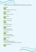 MMSC 407 exam 1 UPDATED ACTUAL and Correct Answers