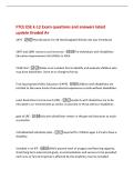 FTCE ESE k-12 Exam questions and answers latest&NewLine;update Graded A&plus;&NewLine;1975 -The Education for All Handicapped Children Act was introduced&NewLine;1997 and 2004 revisions and renamed -The Individuals with Disabilities&NewLine;Education Improvement Act &lpar;IDEIA&rpar; to IDEA&NewLine;Chil