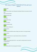 BJU Science 6 Chapter 9 UPDATED ACTUAL and Correct&NewLine;Answers