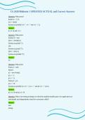 CS 2420 Midterm 1 UPDATED ACTUAL and Correct Answers