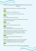 RN 504 Nursing Research Final UPDATED ACTUAL and Correct&NewLine;Answers