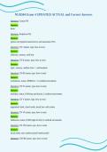 NUR504 Exam 4 UPDATED ACTUAL and Correct Answers