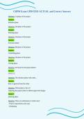 CRPM Exam UPDATED ACTUAL and Correct Answers