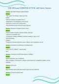 NUR 103 Exam 3 UPDATED ACTUAL and Correct Answers
