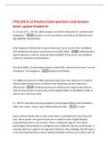 FTCE ESE K-12 Practice Exam questions and answers&NewLine;latest update Graded A&plus;&NewLine;As a result of P&period;L&period; 94-142&comma; what changes occurred in education for students with&NewLine;disabilities&quest; -Education is to be provided to all children &lpar;6-18&rpar; who meet&NewLine;age eligibility requi