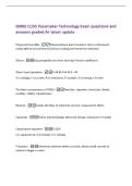 BHRE CCDS Pacemaker Technology Exam questions and&NewLine;answers graded A&plus; latest update&NewLine;Polyeurethane 80A -Polyeurethane lead insulation that is infamously&NewLine;vulnerable to environmental stress cracking and metal ion oxidation&NewLine;Silicon -biocompatible and inert 