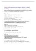 IBHRE CCDS questions and answers graded A&plus; latest&NewLine;update&NewLine;Which of the following lead insulation materials are known for reducing fibroblast&NewLine;ingrowth and susceptibility to MIO and ESC&comma; respectively&quest;&NewLine;Select one&colon;&NewLine;a&period;Silicone and 55D polyurethane This is 