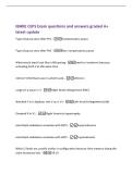 IBHRE CEPS Exam questions and answers graded A&plus;&NewLine;latest update&NewLine;Type of pause seen after PVC -Compensatory pause&NewLine;Type of pause seen after PAC -Non-compensatory pause&NewLine;What would lead I look like in BiV pacing -small or isoelectric because&NewLine;activating bot