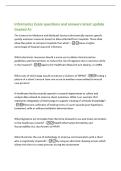 Informatics Exam questions and answers latest update&NewLine;Graded A&plus;&NewLine;The Centers for Medicare and Medicaid Services electronically reports specific&NewLine;quality outcome measures based on data collected from hospitals&period; These data&NewLine;allow the public to compare hospi