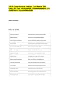 ATI PN Comprehensive Predictor Exam Review 2026 EXCELLENT TOOL TO STUDY FOR ATI COMPREHENSIVE EXIT EXAM&vert; NEW&excl;&excl;&vert; click on AVAILABLE I