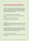 CISA Exam &vert; Complete Practice Questions with Verified Correct Answers and Detailed Rationales &vert;Latest Update &period;