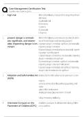 Case Management Certification Test &sol; Score 100&percnt; &sol; New Version 2025&sol;2026 &sol; CCM Exam Prep Study Guide