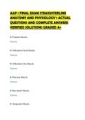 A&P 1 FINAL EXAM STRAIGHTERLINE&NewLine;ANATOMY AND PHYSIOLOGY 1 ACTUAL&NewLine;QUESTIONS AND COMPLETE ANSWERS&NewLine;VERIFIED SOLUTIONS GRADED A&plus;&NewLine;