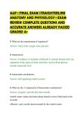 A&P 1 FINAL EXAM STRAIGHTERLINE&NewLine;ANATOMY AND PHYSIOLOGY 1 EXAM&NewLine;REVIEW COMPLETE QUESTIONS AND&NewLine;ACCURATE ANSWERS ALREADY PASSED&NewLine;GRADED A&plus;