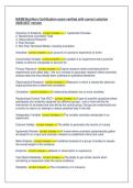 NASM Nutrition Certification exam verified with correct solution &NewLine;2026&sol;2027 version