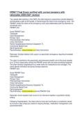 NR607 Final Exam verified with correct answers with &NewLine;rationales 2026&sol;2027 version