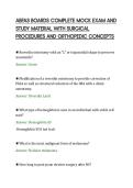 ABFAS BOARDS COMPLETE MOCK EXAM AND&NewLine;STUDY MATERIAL WITH SURGICAL&NewLine;PROCEDURES AND ORTHOPEDIC CONCEPTS&NewLine;