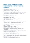 MLBPA AGENT EXAM STUDY GUIDE QUESTIONS AND CORRECT VERIFIED ANSWERS