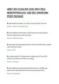 ABRET EEG EXAM 800 2026 HIGH-YIELD&NewLine;NEUROPHYSIOLOGY AND EEG WAVEFORM&NewLine;STUDY PACKAGE&NewLine;