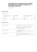 CS 7643 Quiz 5&vert;New 49 Questions and Answers&vert;2025 Update&vert;100&percnt; Correct-GT 5&vert;New 49 Questions and Answers&vert;2025 Update&vert;100&percnt;