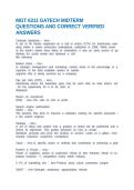 MGT 6311 &lpar;DIGITAL MARKETING&rpar; MIDTERM QUESTIONS AND CORRECT VERIFIED ANSWERS