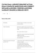 CS-7643 Quiz 4 NEWEST 2026&sol;2027 ACTUAL EXAM COMPLETE QUESTIONS AND CORRECT DETAILED ANSWERS &lpar;VERIFIED ANSWERS&rpar; &vert;ALREADY GRADED A&plus;&vert;&vert;BRAND NEW&excl;&excl;