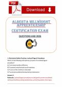 Millwright Apprenticeship&comma; Alberta Millwright&comma; Certification Exam&comma; Practice Questions&comma; Exam Answers&comma; Industrial Maintenance&comma; Trade Certification&comma; Mechanical Safety