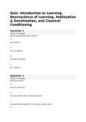PSYC 565 Quiz 1&comma;2&comma;3&comma;4 Exam Package Deal &vert; With complete solution&vert; Updated RATED A&plus; &vert; Liberty University