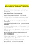 MST1 SWE Exam with all Correct & 100&percnt; Verified Answer &vert;Actual Complete Exam &vert;Already Graded A&plus; &lpar;Just Released&rpar;