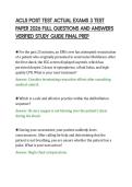 ACLS POST TEST ACTUAL EXAMS 3 TEST&NewLine;PAPER 2026 FULL QUESTIONS AND ANSWERS&NewLine;VERIFIED STUDY GUIDE FINAL PREP&NewLine;