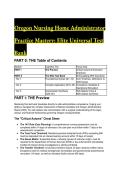 2026&sol;2027 Oregon NHA License Exam Prep&colon; Elite 44&plus; Question Nursing Home Administrator Test Bank & Study Guide
