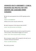 ADVANCED HEALTH ASSESSMENT & CLINICAL&NewLine;DIAGNOSIS 2026 PRACTICE TEST WITH&NewLine;ANSWERS AND CASE-BASED PATIENT&NewLine;SCENARIOS
