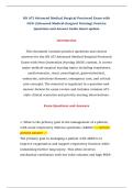 RN ATI Advanced Medical Surgical Proctored Exam with NGN &lpar;Advanced Medical-Surgical Nursing&rpar; Practice Questions and Answer Guide latest update