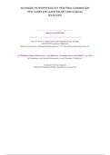 SIOLOGY HESI FINAL EXAMINATION&NewLine;TEST COMPLETE QUESTION SET AND CLINICAL&NewLine;SOLUTIONS&NewLine;ADVANCED PATHOPHYSIOLOGY HESI FINAL EXAMINATION&NewLine;TEST COMPLETE QUESTION SET AND CLINICAL