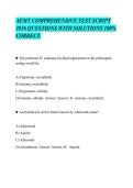 AEMT COMPREHENSIVE TEST SCRIPT&NewLine;2026 QUESTIONS WITH SOLUTIONS 100&percnt;&NewLine;CORRECT&period;