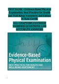 Evidence-Based Physical Examination &lpar;2nd Edition&rpar; by Kate Gawlik &colon; Comprehensive Test Bank &vert; Verified Questions&comma; Accurate Answers & Complete All-Chapter Exam Review Guide